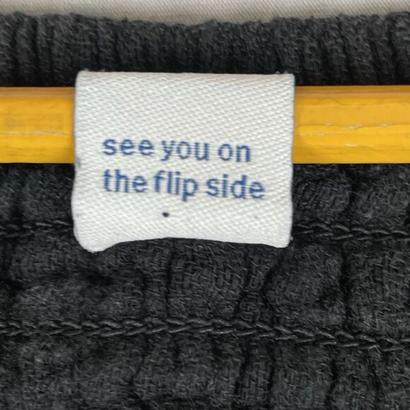 Old Navy Short‎ Sleeve Elastic Gauze Blouse Top Med Black Casual Whimsygoth - Picture 6 of 14